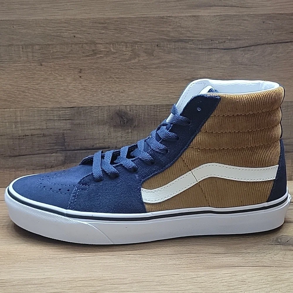 Van's SK8-Hi Brand new in the box no lid authentic uper textile size women 9.0